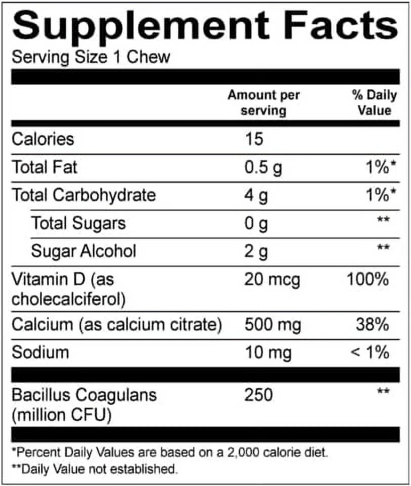 Chewable Bariatric Multivitamin with Iron and Calcium Citrate C3569