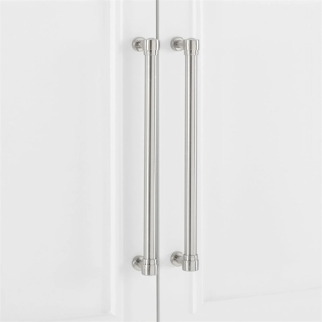 White Wood Storage Pantry W3493