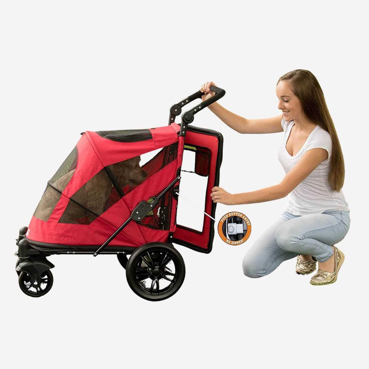 No-Zip Pet Stroller H618