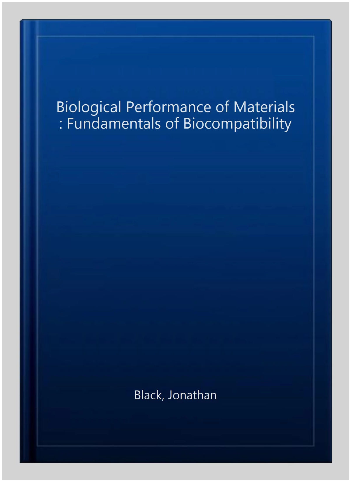 Pre-owned Hardcover Biological Performance of Materials Y9894