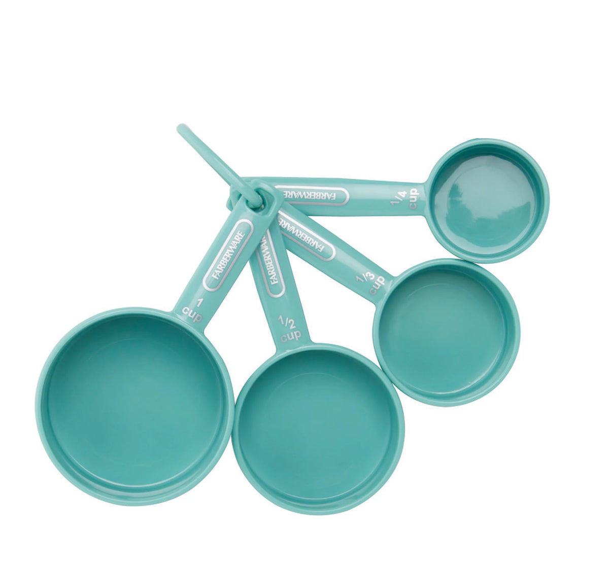20-piece Plastic Mixing Bowl and Prep Set in Aqua F85770