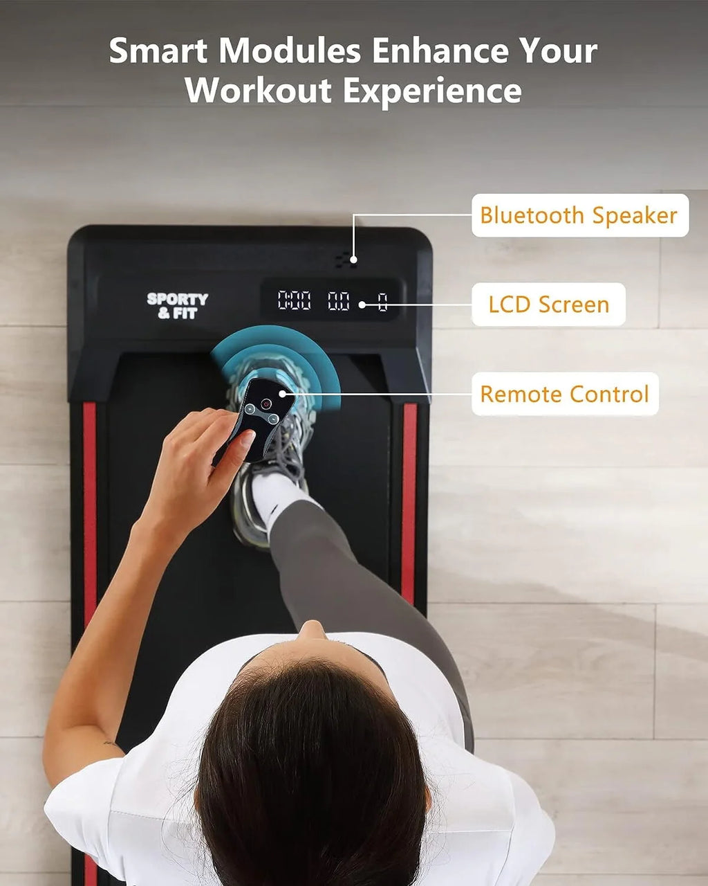Electric Treadmill with LCD Monitor G58107