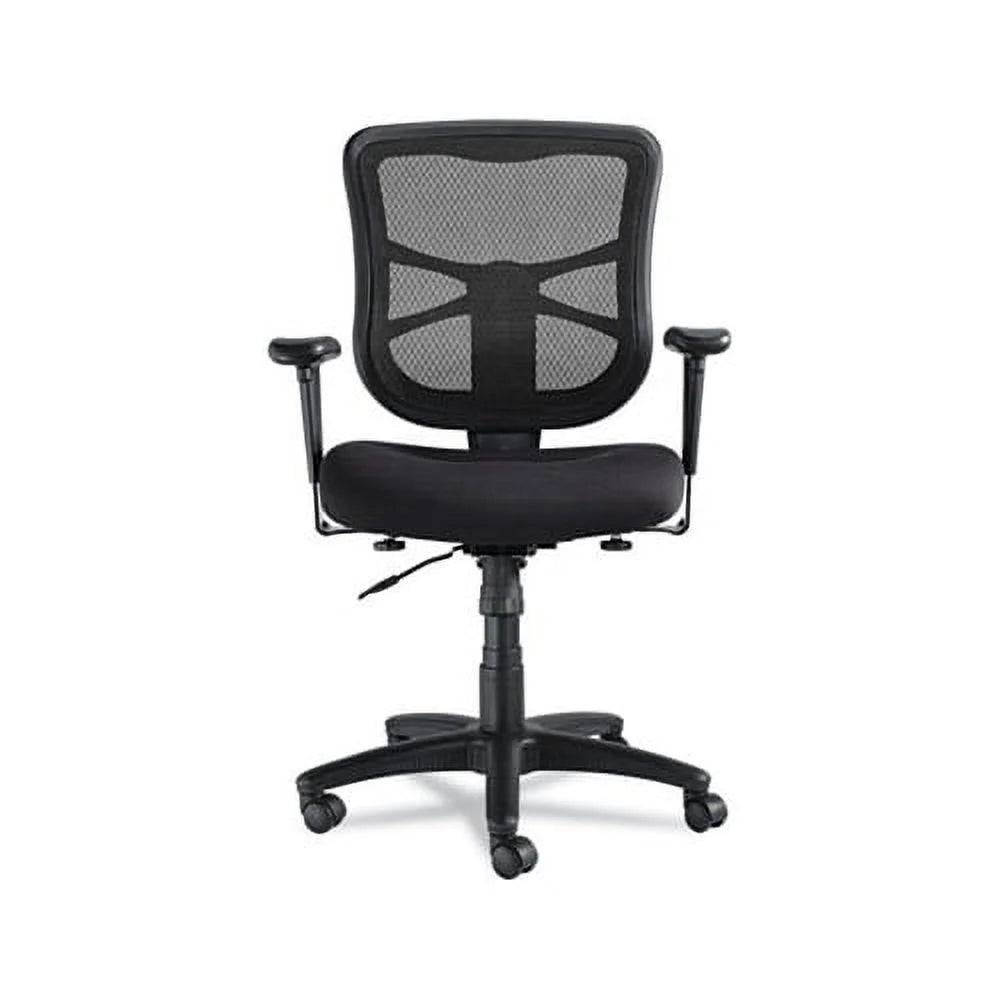 Black Mesh Mid-Back Swivel Tilt Chair F64303
