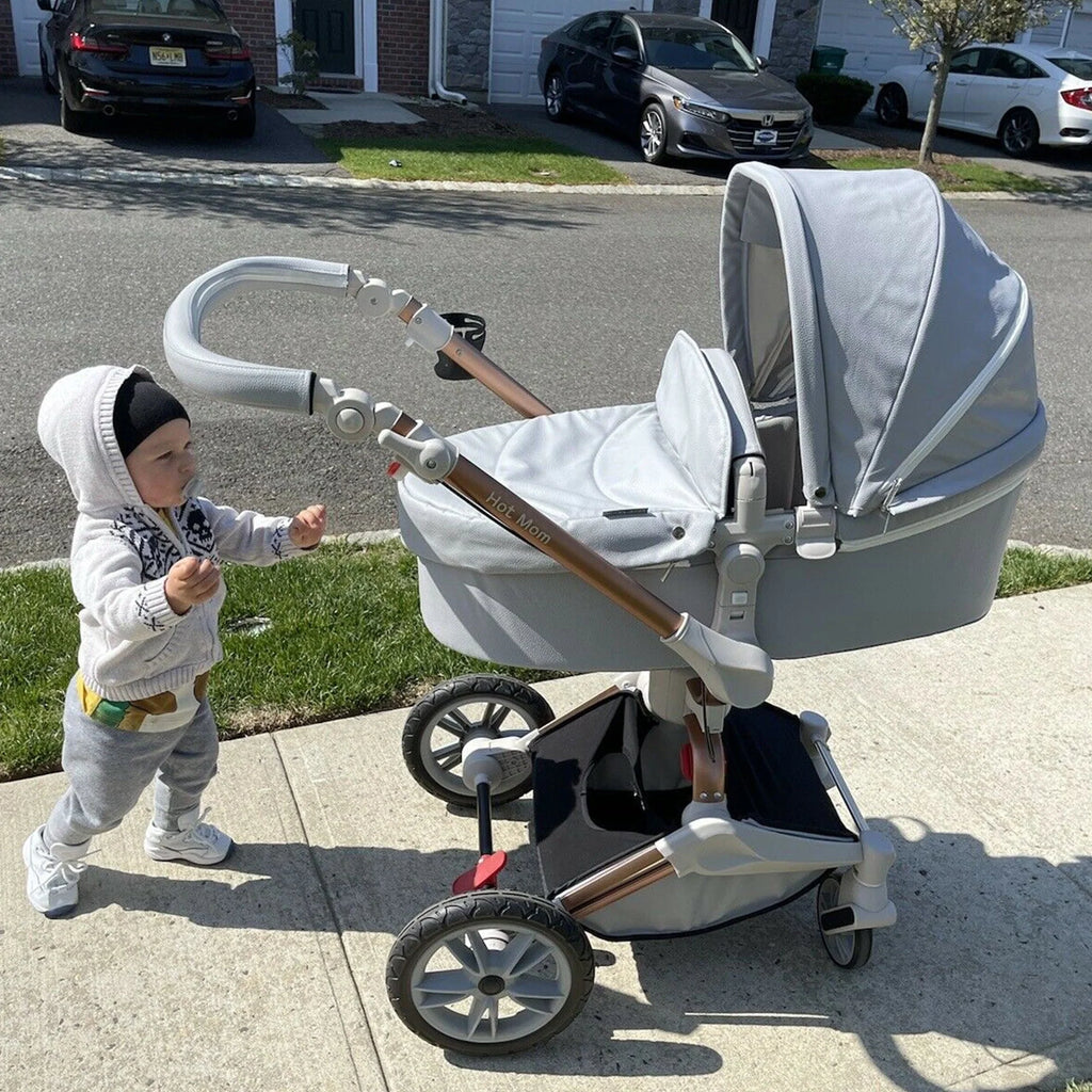 2 in 1 Bassinet Combo Reversible Travel System Stroller S4173