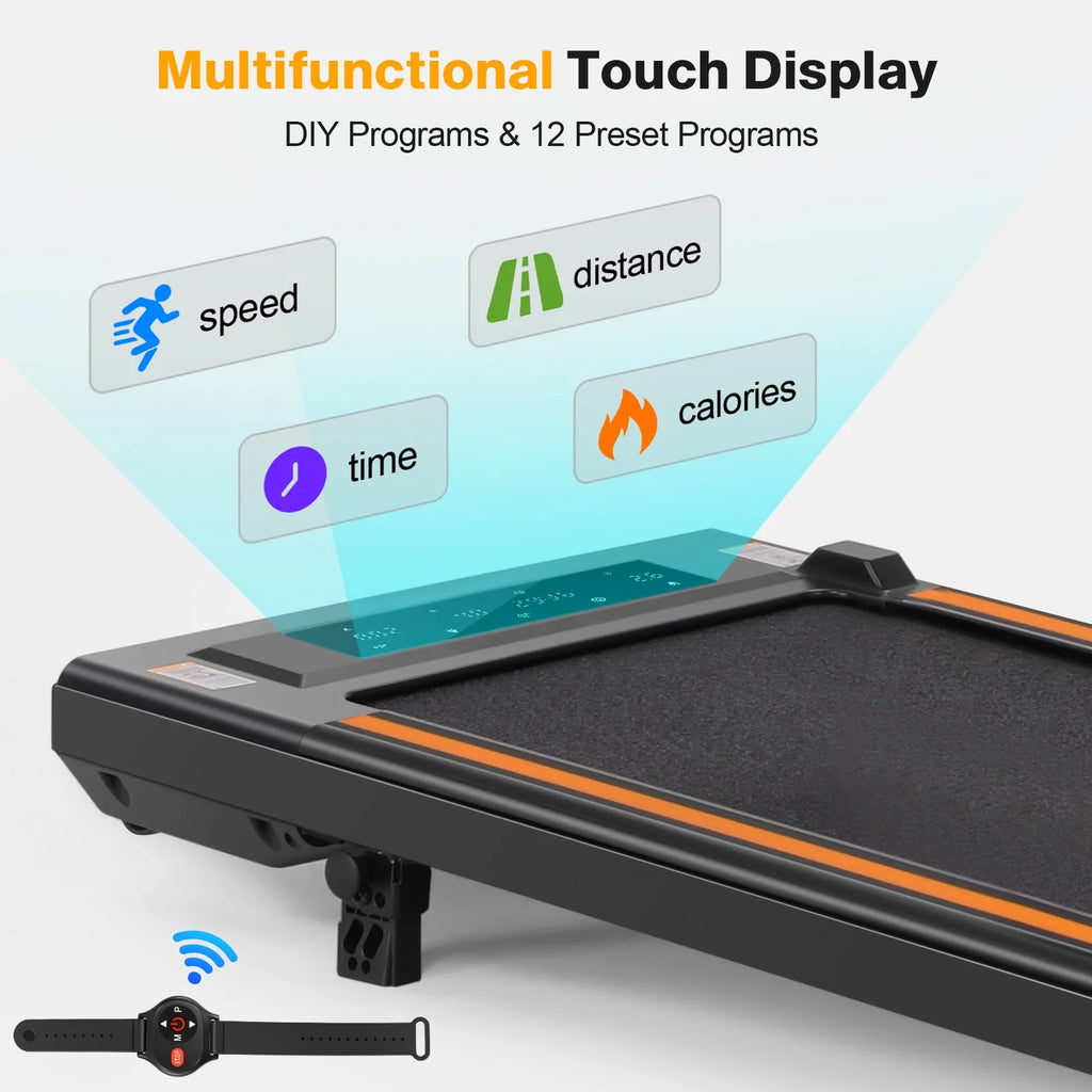 2.5HP Walking Pad Under Desk Treadmill with Remote Control S9494