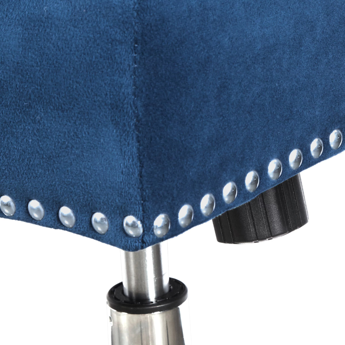 Navy Blue Velvet Office Chair T304254