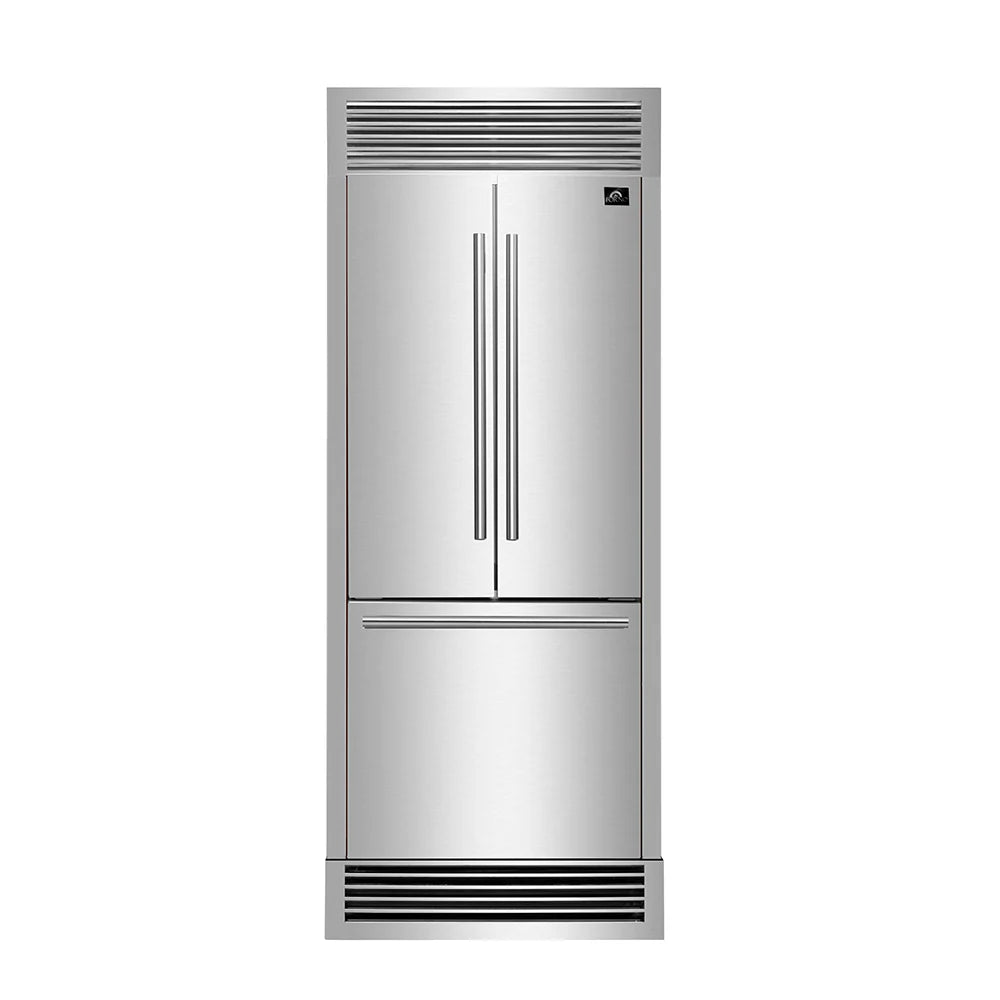 30 Inch French Door 17.5 cu. ft. Stainless Steel Refrigerator B897344