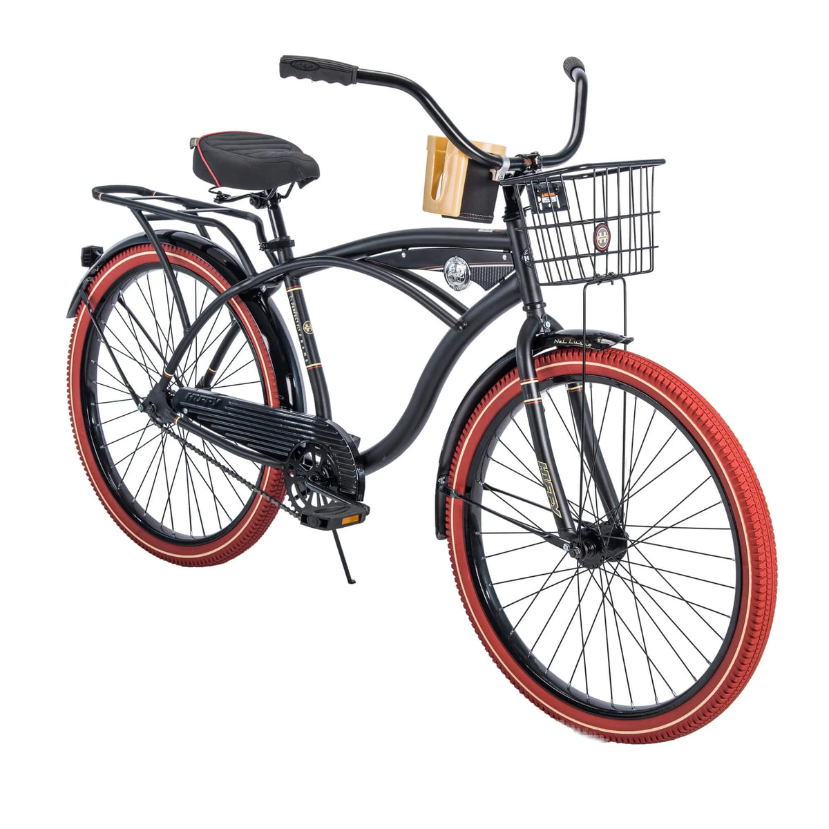 26 Inch Matte Black Cruiser Bike Z8693