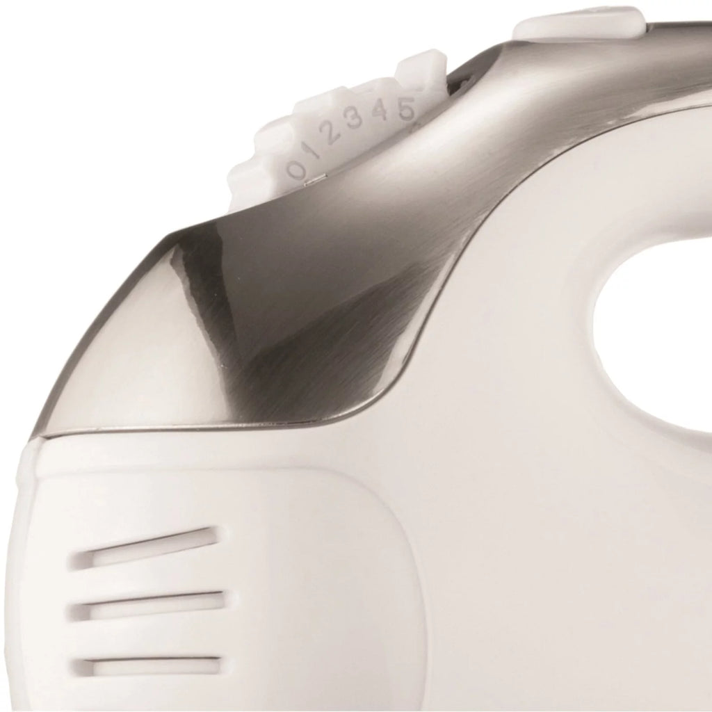 5 Speed Stand Mixer with Stainless Steel Bowl in White Z35613