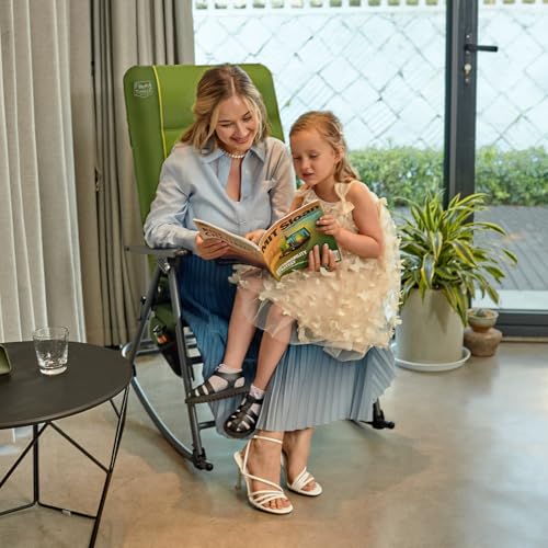 Oversized Padded Folding Rocking Camping Chair W771
