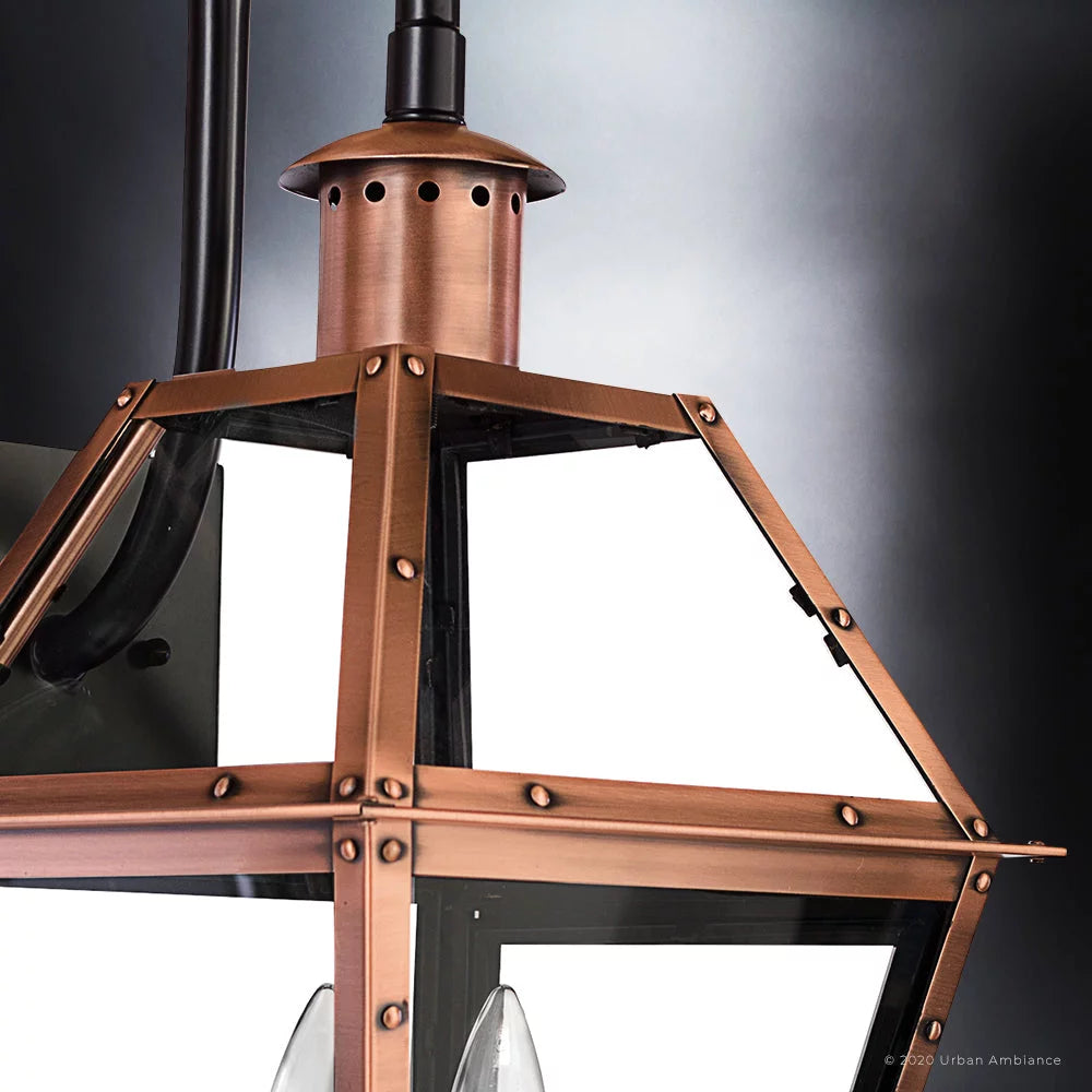 Outdoor Wall Sconce with Clear Glass C591635