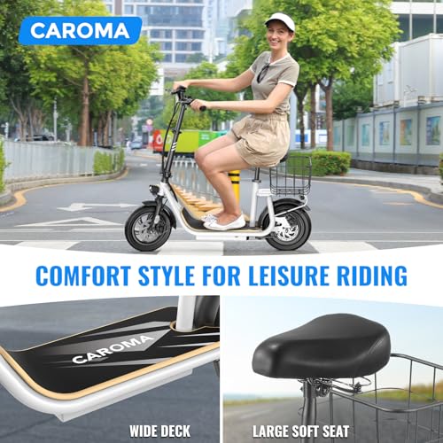 800W/1200W Electric Scooter with Seat, 48V Battery, Foldable C7458
