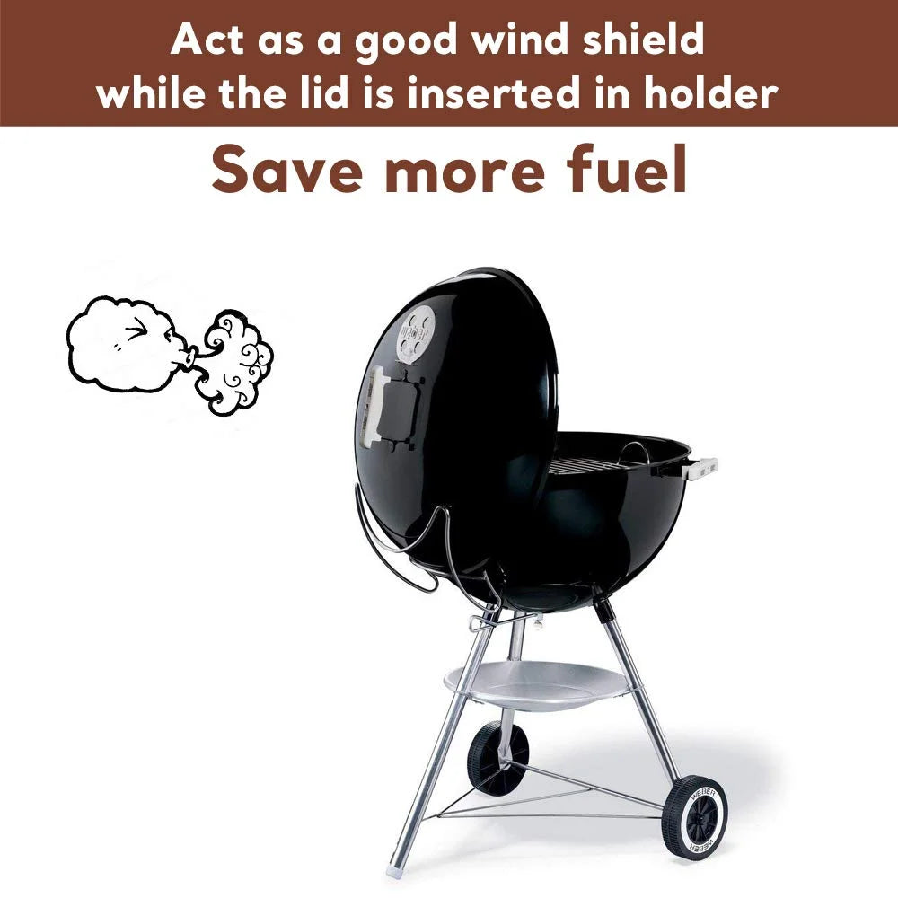 Slide a Side Lid Holder for Charcoal Kettle Grills S19057