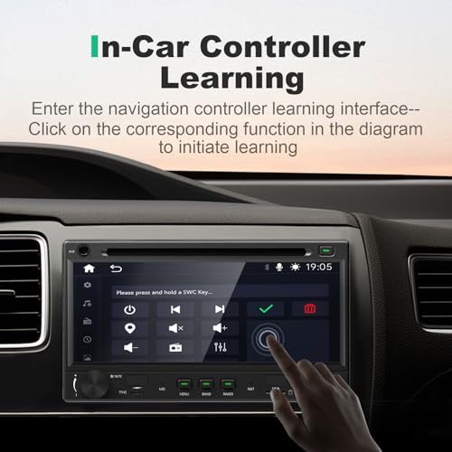 Wireless Steering Wheel Remote Control with Signal Indicator Q636