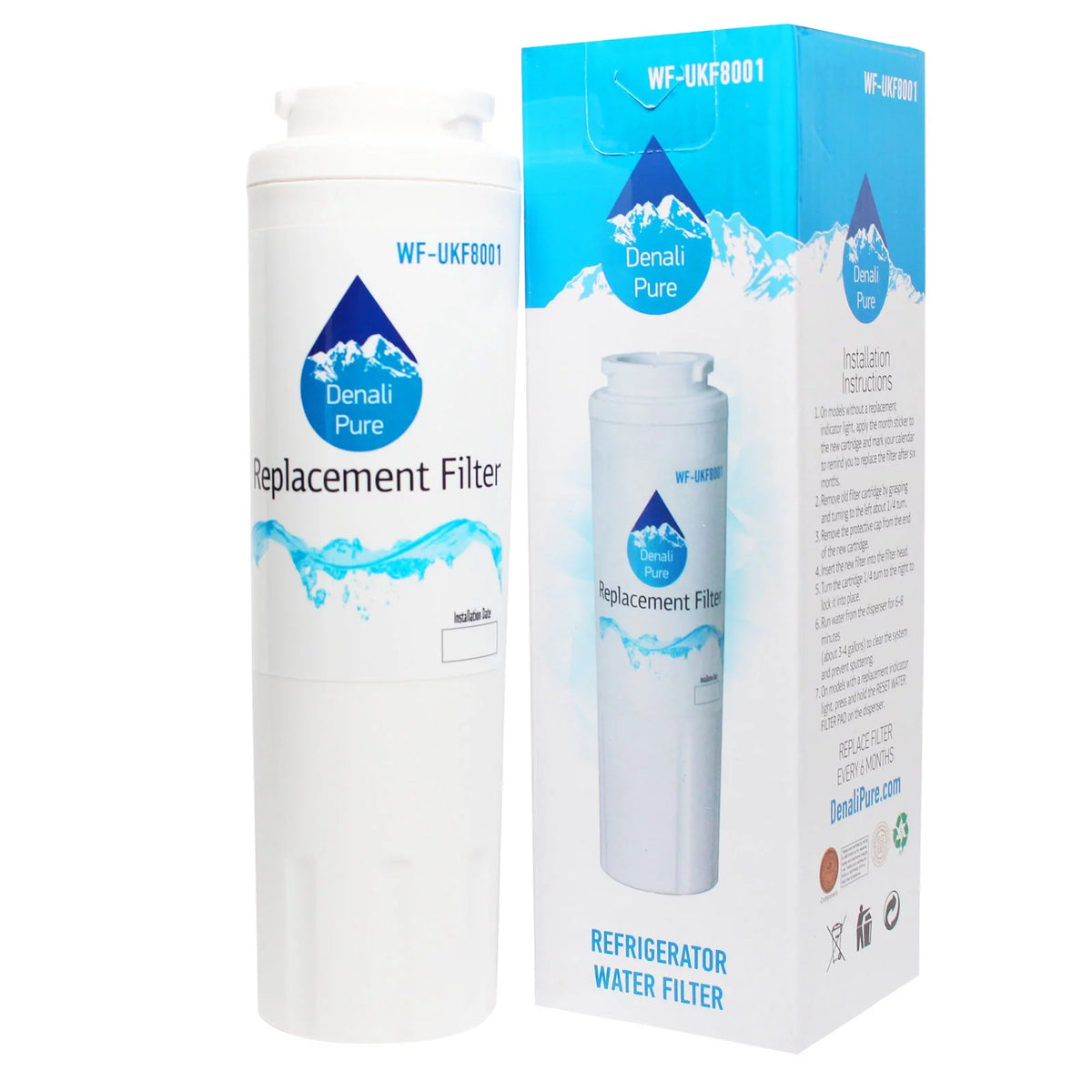 3-Pack Refrigerator Water Filter Cartridge H55399