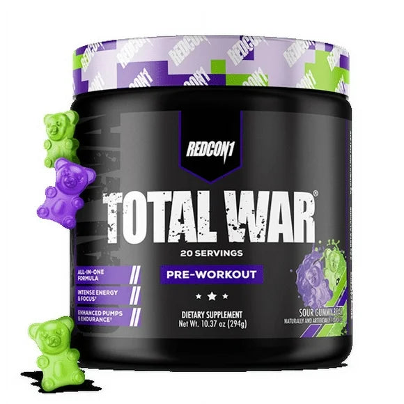 Sour Gummy Bear Pre Workout Powder 20 Servings O264337