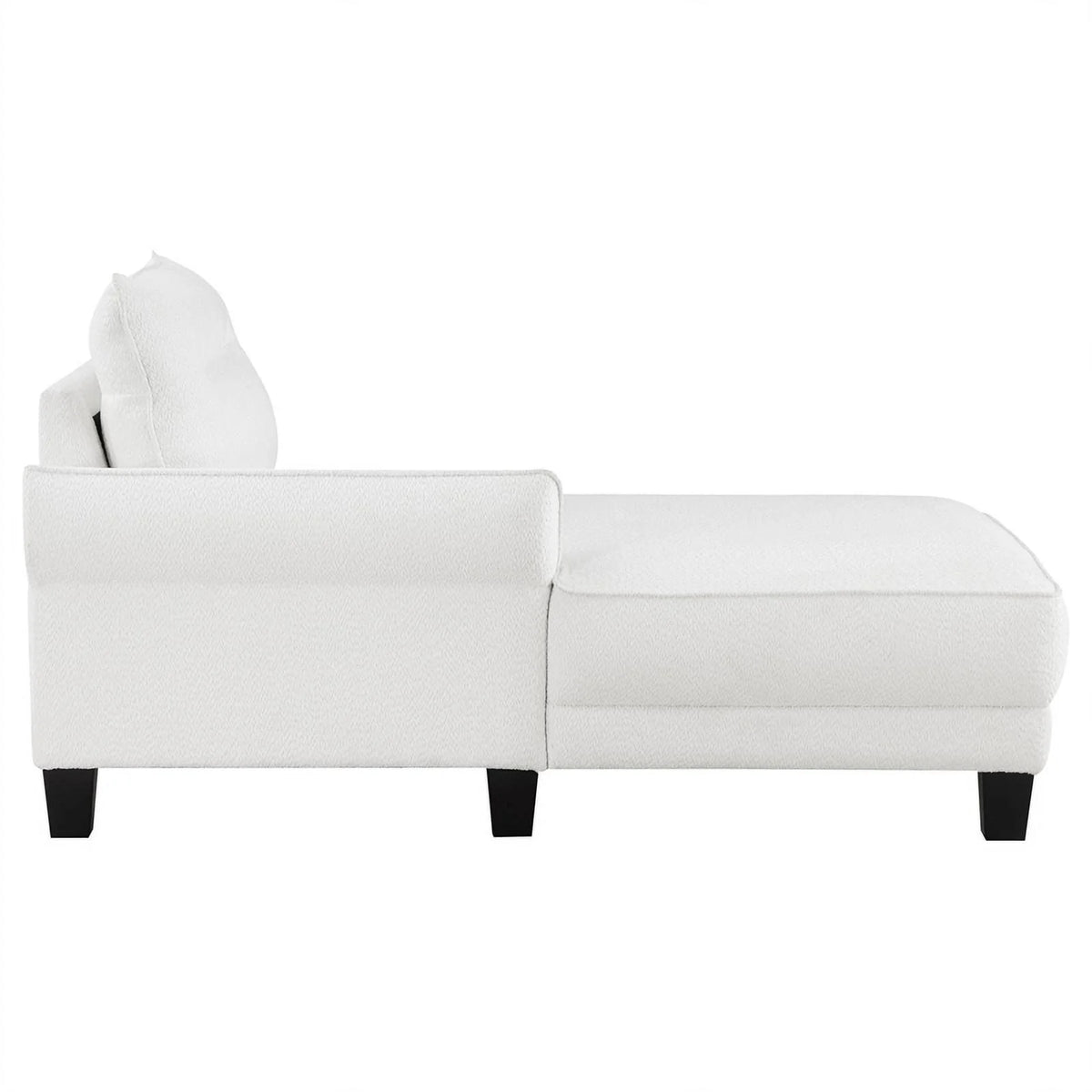 White Fabric Sectional Sofa L508
