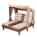 Double Chaise Lounge with Cup Holders Y54015