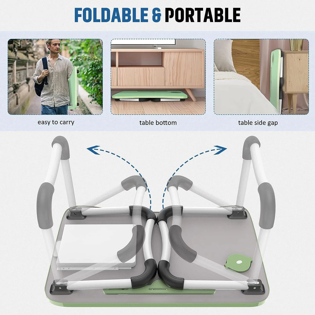Foldable Lap Desk with Storage Drawer L172229