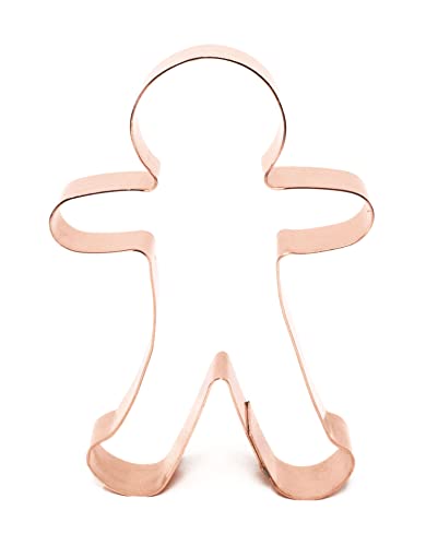 4 Inch Copper Gingerbread Man Cookie Cutter X912