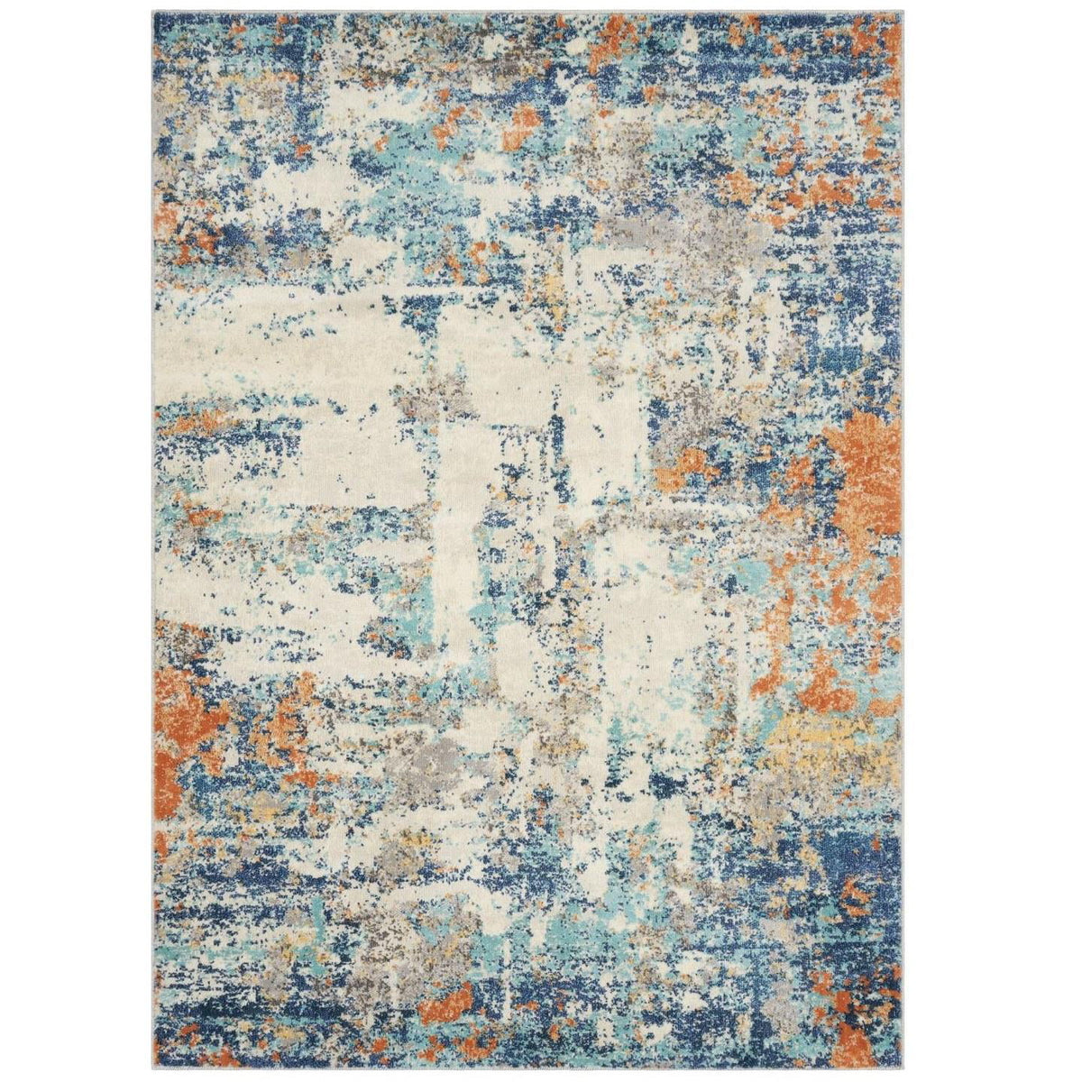 Multicolor 8x10 Area Rug W515223
