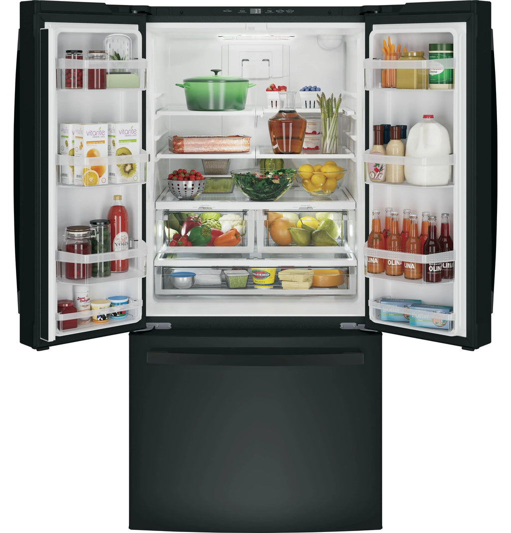 33 Inch French Door Refrigerator Black A359