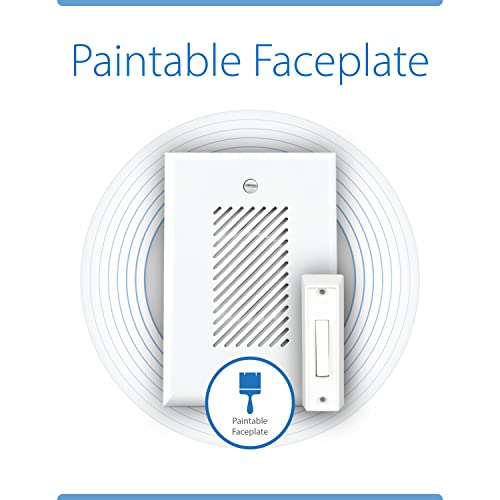 White Electronic Door Chime Kit F38411