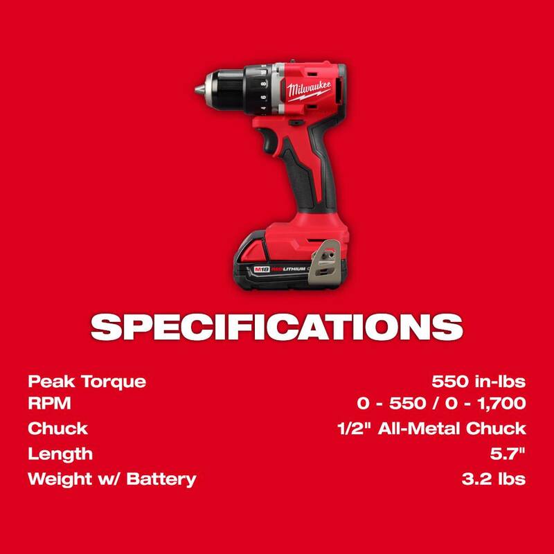 18V Lithium-Ion Brushless Cordless 4-Tool Combo Kit with 2-Batteries, Charger and Tool Bag I528