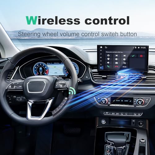 Wireless Steering Wheel Remote Control with Signal Indicator Q636