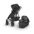 Black Leather Stroller J475