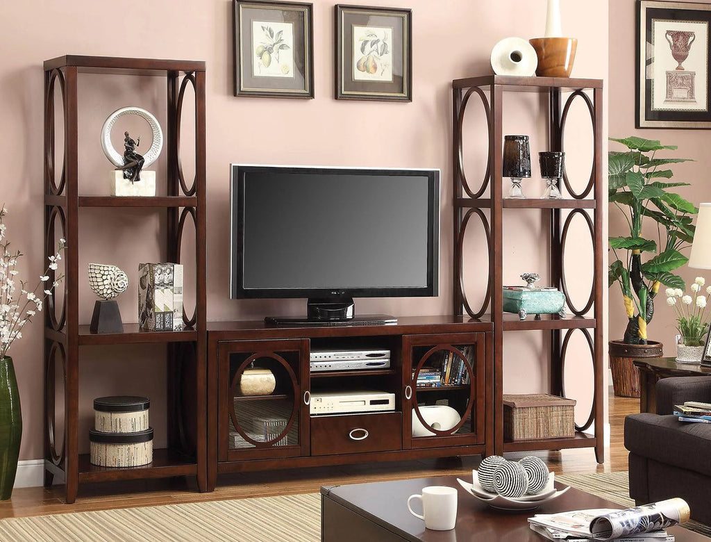 Cherry Solid Wood TV Stand Set 3pcs K41981