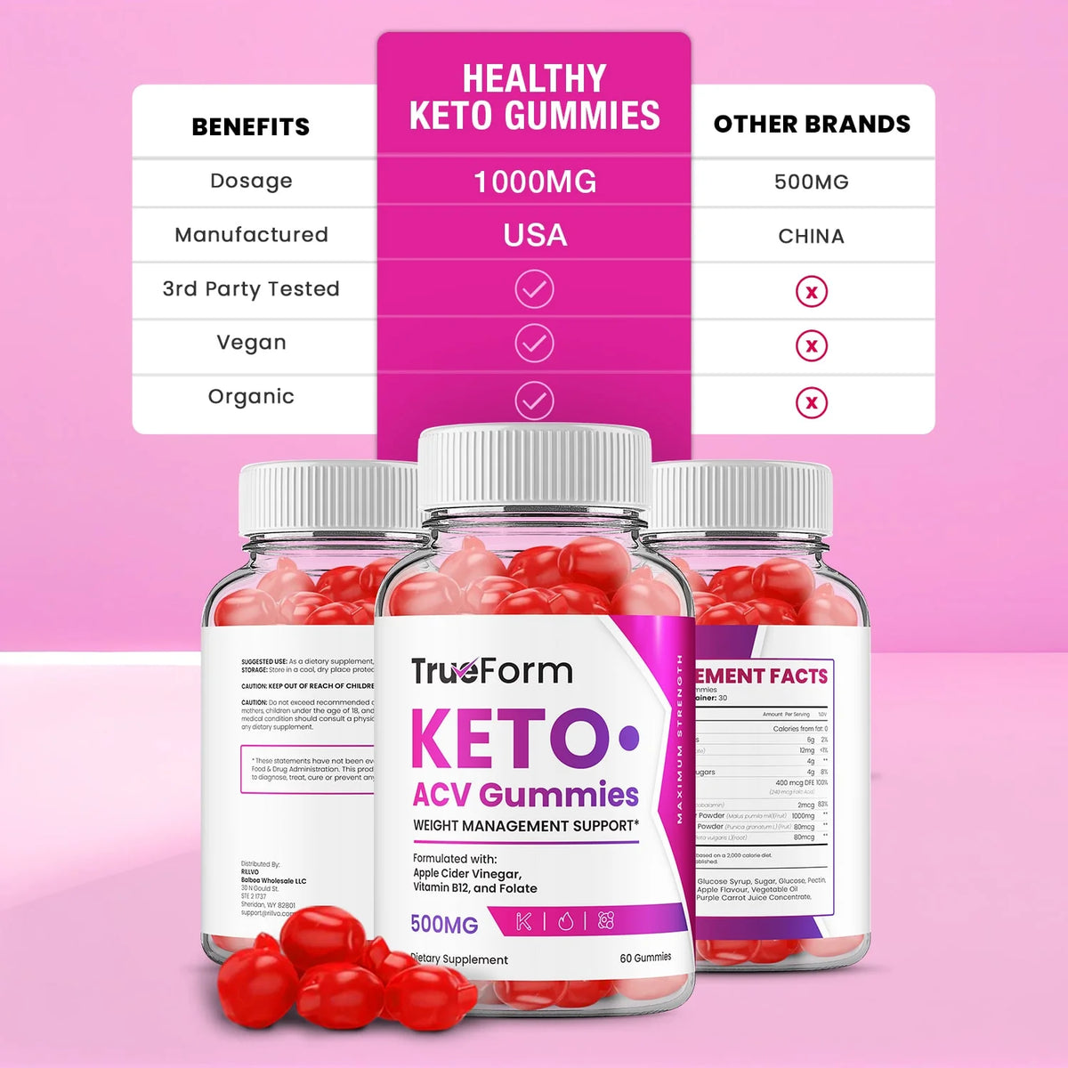 ACV Keto Gummies V340873
