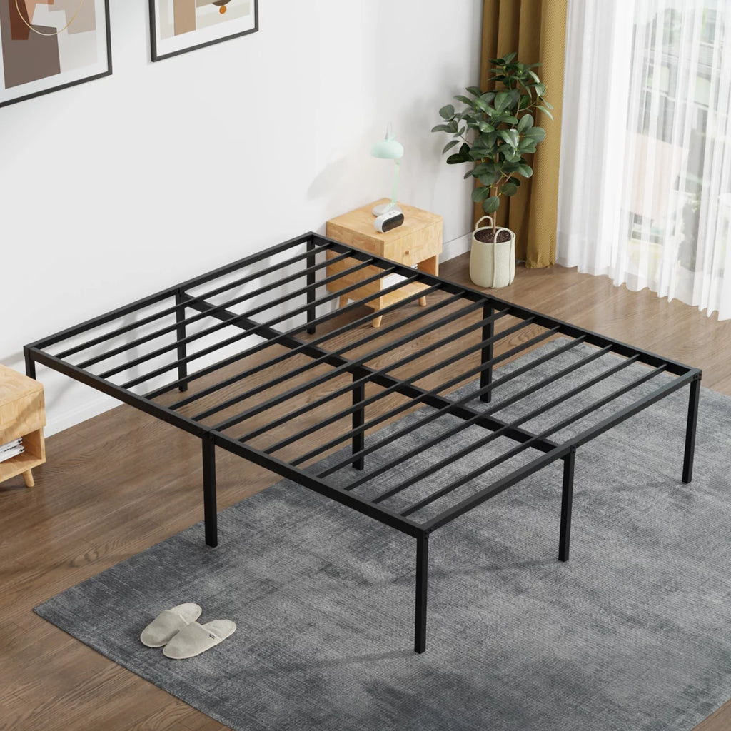 King Size 18 Inch Metal Platform Bed Frame S1726