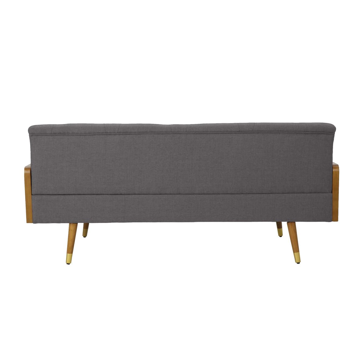 Grey Tufted Fabric Sofa U21672