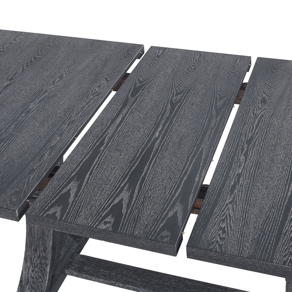 7-Piece Expandable Wood Dining Set W2214