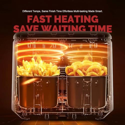 10QT DualZone 2-Basket Air Fryer L958