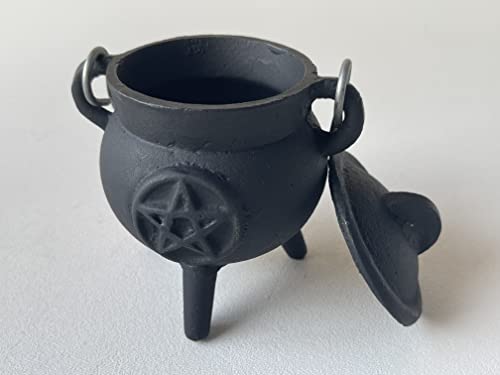 Cast Iron Cauldron with Lid and Handle I491769