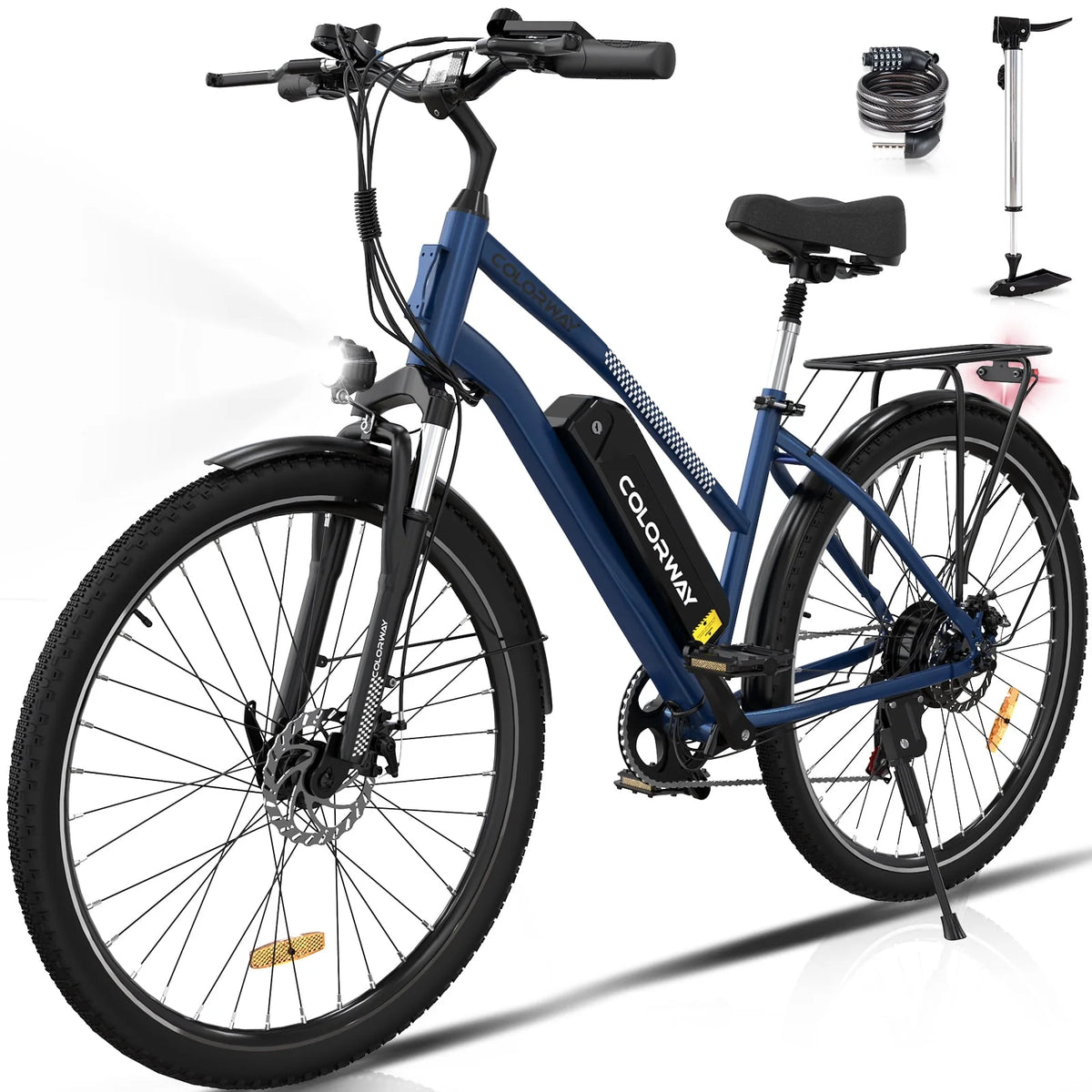 500W Electric Bike 36V 12Ah 7 Speeds F652