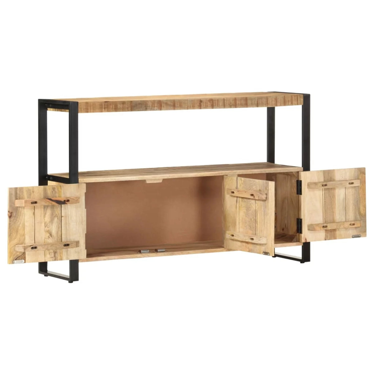 Solid Mango Wood Side Cabinet P13796