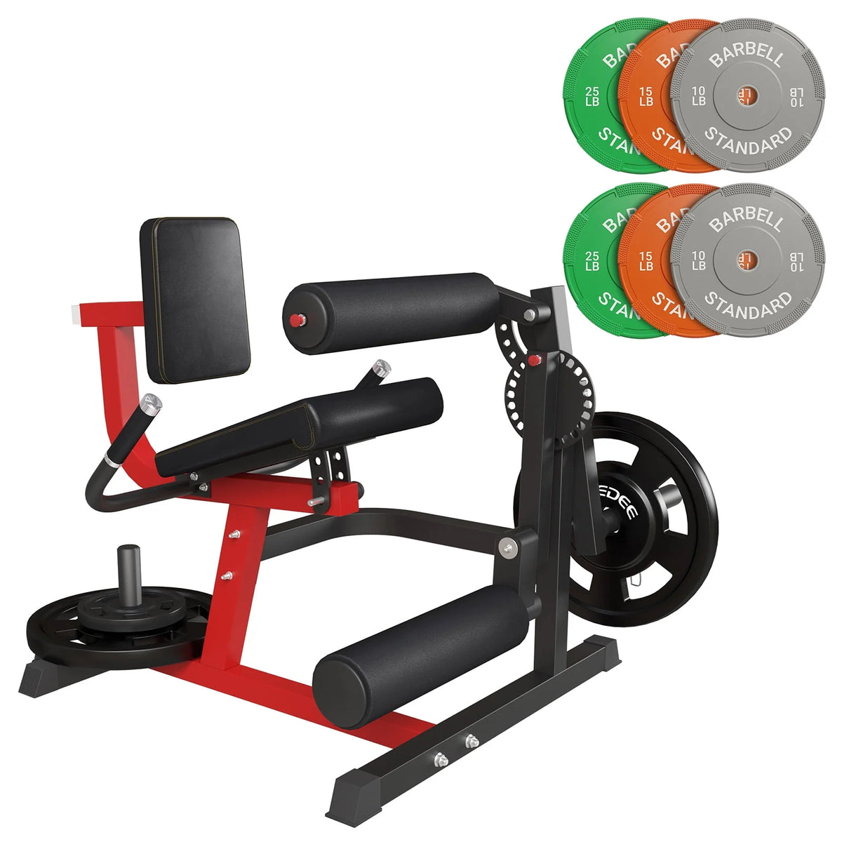 Adjustable Plate Loaded Leg Extension and Curl Machine A43527