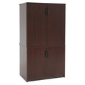 29" Storage Cabinet with 35" Storage Cabinet Mahogany U40893
