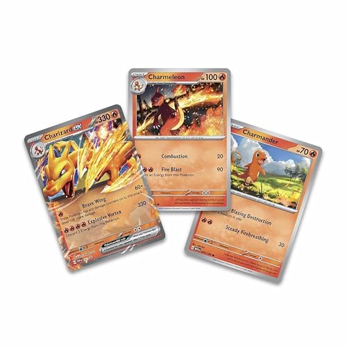 Trading Card Game Collection with 3 Foil Promo Cards, 1 Card-Display Figure & 10 Booster Packs U37215