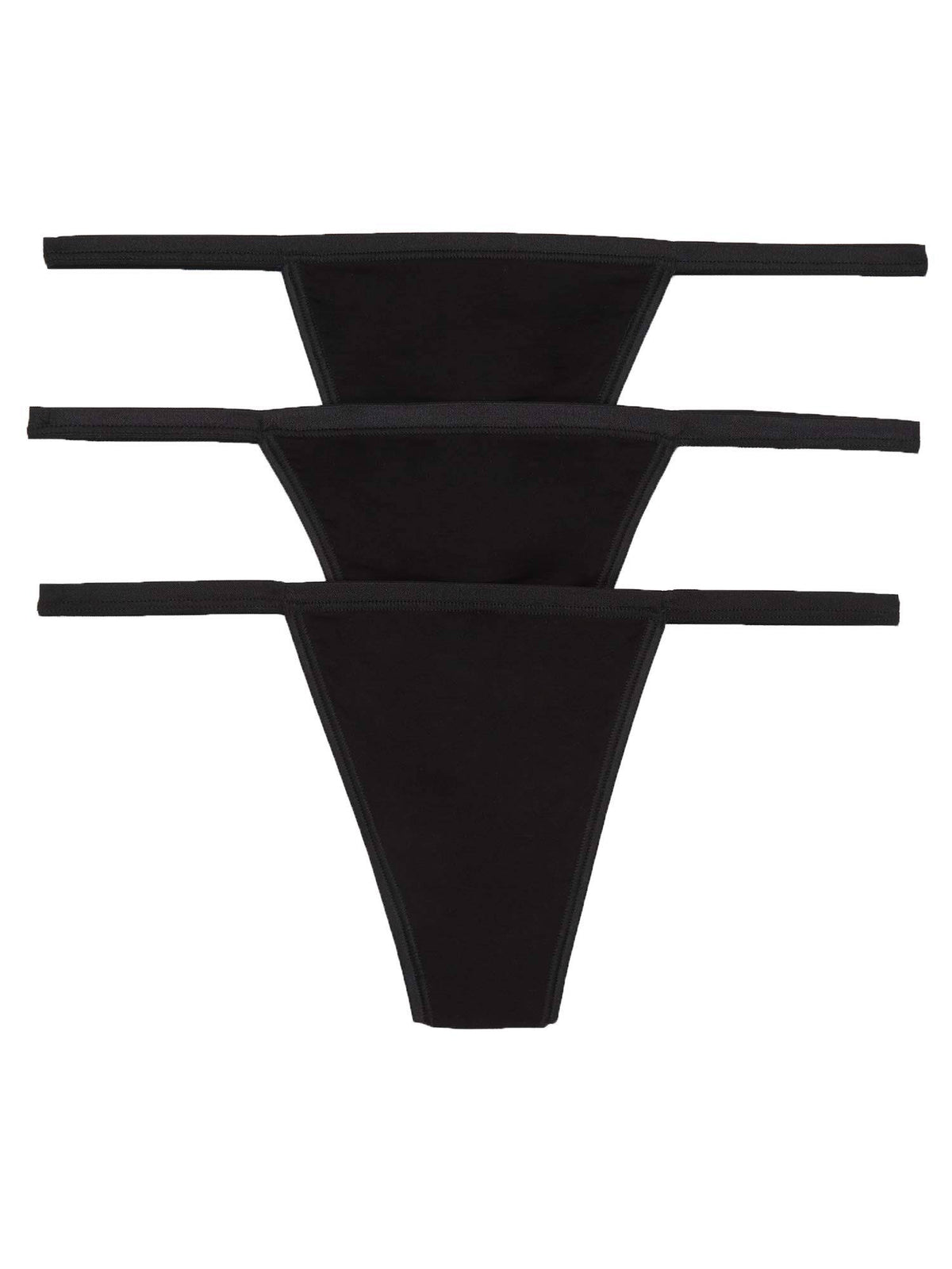 Black G-String 3-Pack Y841